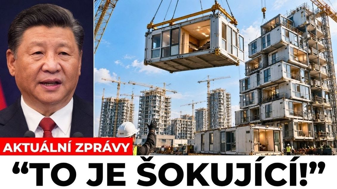 Čína „tiskne“ celé budovy jako LEGO — a staví je za pouhých 28 hodin